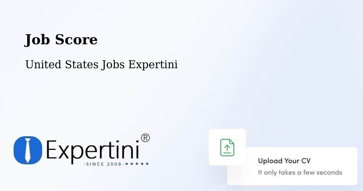 Job Score & Job Description Score Tool – Calera - United States Jobs Expertini